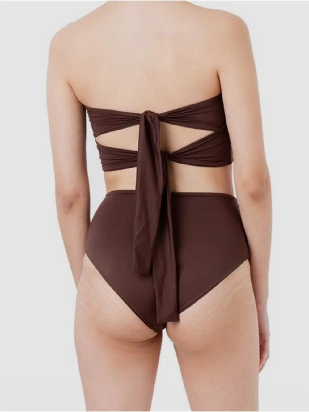 Maygel Coronel Brown Capri Two-Piece Bikini Set - Picture 2 of 3